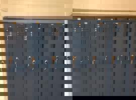 Knight Middle School / JCPS, KY Electrostatic Painting of Lockers