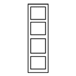 Illustration of Four Tier Locker